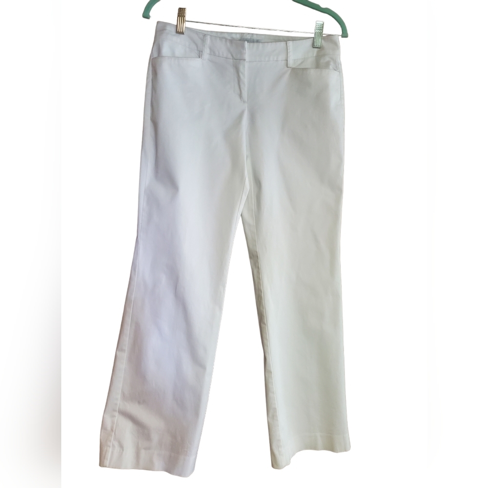 NEW YORK & COMPANY WOMEN'S WHITE PANTS SIZE 4P